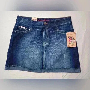 Rosy Love's Denim Jean Skirt NWT Sz 9/10 Preppy School Church Modern Beachy Y2k